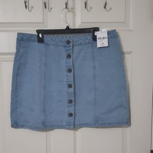 F21 PLUS DENIM SKIRT